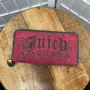 Juicy Couture Women’s Suede Leather Wallet